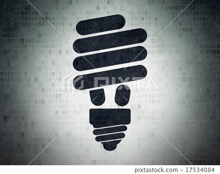 Business concept: Energy Saving Lamp on Digital Business concept: Energy Saving Lamp on Digital 17534084