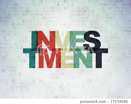 Business concept: Investment on Digital Paper 17534086