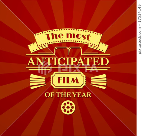 The most anticipated film of the year, vector typography 17534149