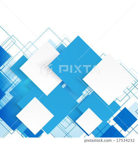 Vector blue squares. Abstract background. Vector blue squares. Abstract background. 17534232