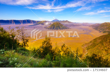 Bromo volcano at sunrise, East Java, Indonesia 17534607