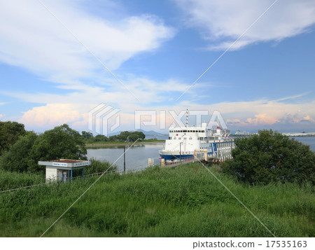 Lake Biwa Ohashi Bridge Harbor and Toumigo 17535163