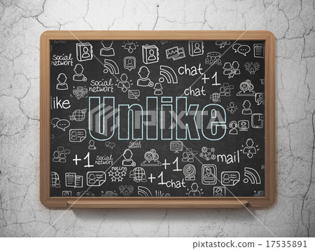 Social media concept: Unlike on School Board 17535891