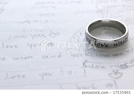 A memo writing many text meaning love. 17535901