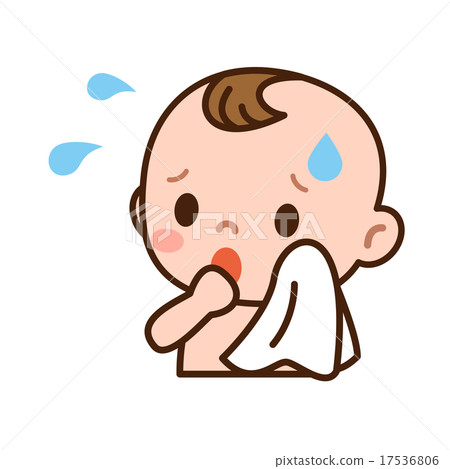 A panicking baby A panicking baby 17536806