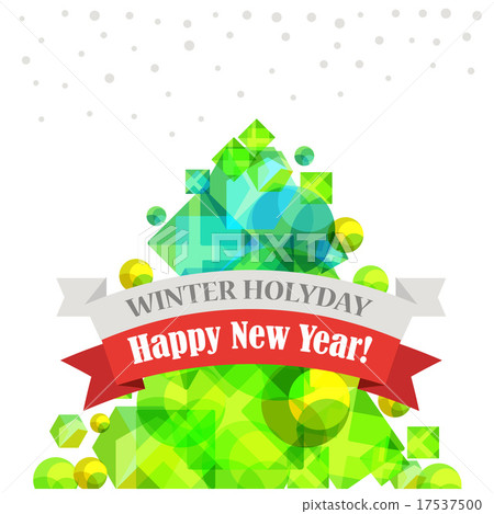 Abstract green pine illustration Abstract green pine illustration 17537500