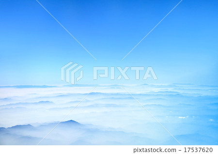 Blue mountains view from airplane Blue mountains view from airplane 17537620