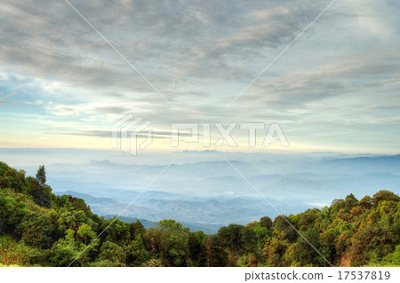 Blue Hill at Doi inthanon, Chiang Mai, Thailand Blue Hill at Doi inthanon, Chiang Mai, Thailand 17537819