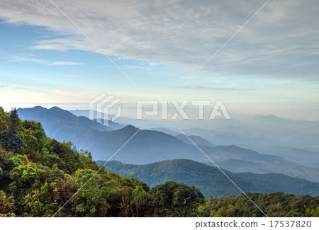 Blue Hill at Doi inthanon, Chiang Mai, Thailand Blue Hill at Doi inthanon, Chiang Mai, Thailand 17537820
