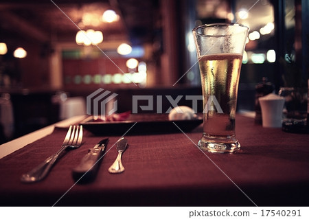 glass of wine restaurant interior serving dinner glass of wine restaurant interior serving dinner 17540291