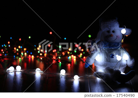 Christmas composition background, toys, decorations Christmas composition background, toys, decorations 17540490