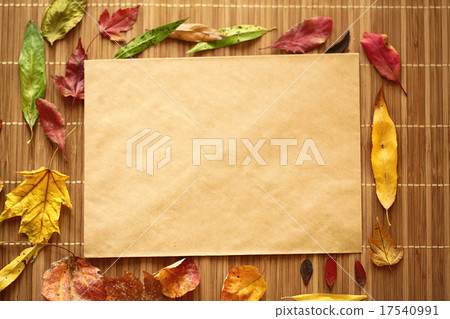 background dry yellow leaves on a wooden background background dry yellow leaves on a wooden background 17540991
