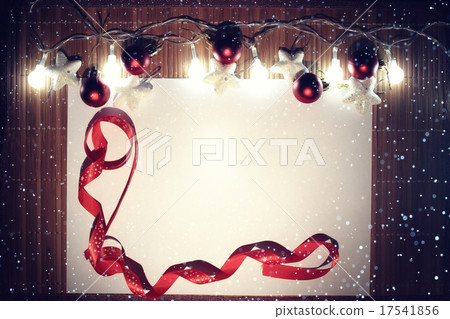 card Happy New Year and Merry Christmas blank white sheet of paper card Happy New Year and Merry Christmas blank white sheet of paper 17541856