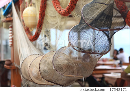 old fishing interior, fishing nets 17542171