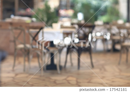 summer restaurant blurred background 17542181