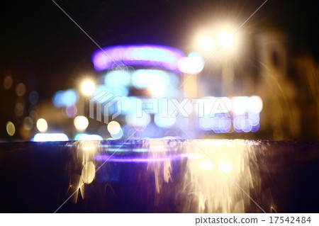 bokeh city lights blurred background effect bokeh city lights blurred background effect 17542484
