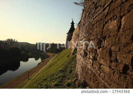 Orthodox monastery church domes of the Kremlin Fortress Orthodox monastery church domes of the Kremlin Fortress 17543368