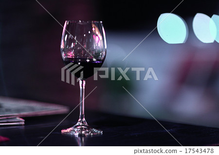 glasses of red wine at restaurant concept alcohol 17543478