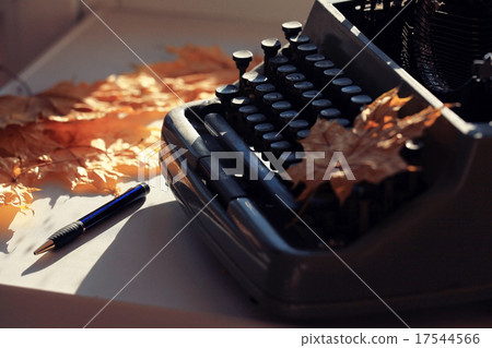 old typewriter concept autumn 17544566