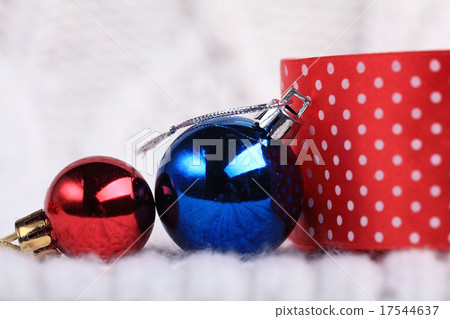 Christmas decorations for Christmas and New Year background 17544637