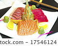 Japanese raw fish dish 17546124