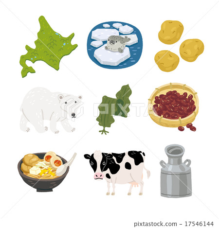 Hokkaido Illustration Hokkaido Illustration 17546144