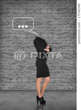 Headless dreaming businesswoman Headless dreaming businesswoman 17546346