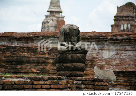 Buddha statue behead 17547185