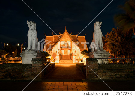 Thai temple, Wat Phumin 17547278