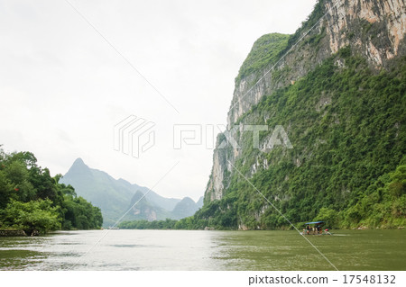 Landscape at Li river in china Landscape at Li river in china 17548132