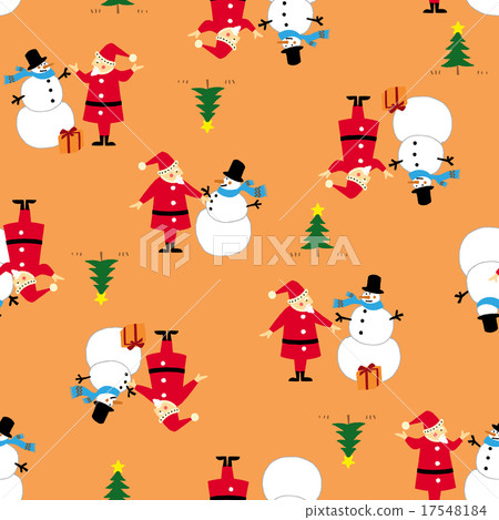 聖誕老人和一個雪人 17548184