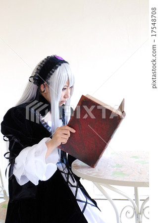 Reading in cosplay 17548708