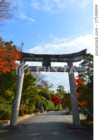 Torii at Seongnam-gu Shrine (west side) (Fushimi-ku Nakajima-bird distant town, Kyoto city) Torii at Seongnam-gu Shrine (west side) (Fushimi-ku Nakajima-bird distant town, Kyoto city) 17549604