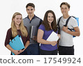 Studio Portrait Of Teenage Students 17549924