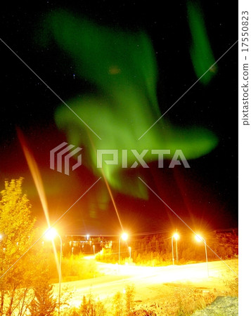Aurora seen from Yellowknife downtown Aurora seen from Yellowknife downtown 17550823