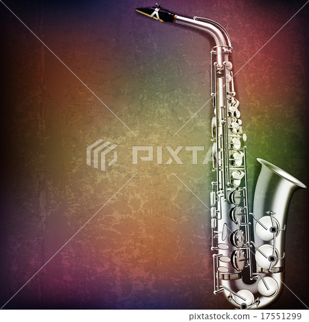 abstract grunge background with electric guitar 17551299