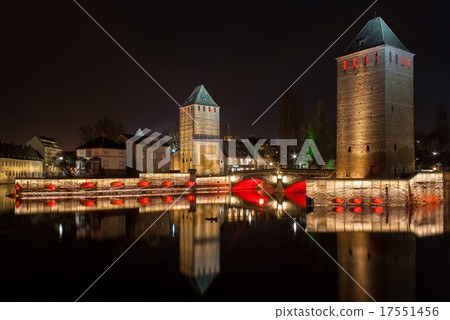 Ponts couverts in "Petite France". Ponts couverts in "Petite France". 17551456