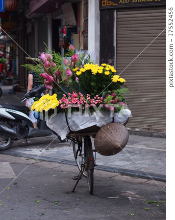 花賣自行車(越南·河內) 花賣自行車(越南·河內) 17552456