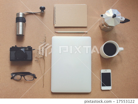 Workspace essentails gadget for creative hipster 17553122