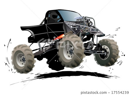 Cartoon Monster Truck Cartoon Monster Truck 17554239