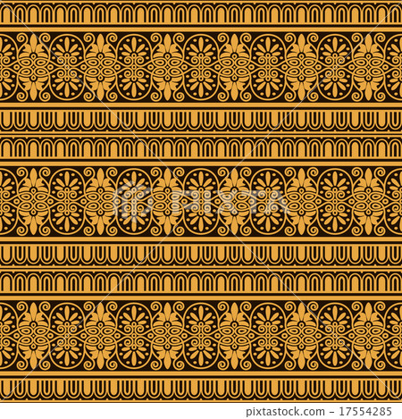 decorative ethnic floral pattern 17554285