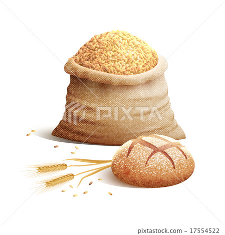 Bread And Grain 3d Concept 17554522