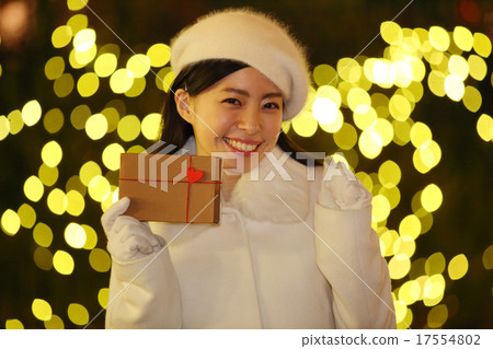 年輕的女士·照明 17554802