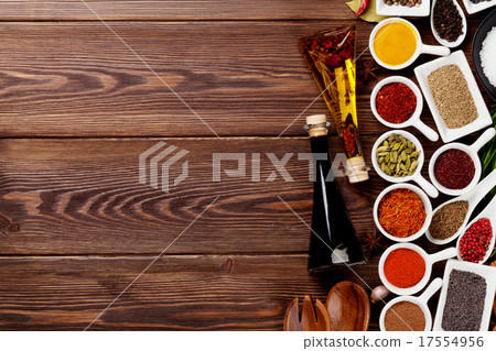 Various spices and condiments 17554956