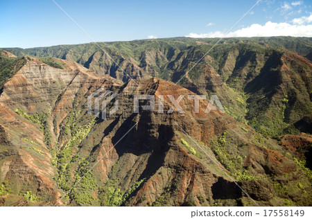 Waimea Canyon Aerial Photography, Kauai, Hawaii - 10 17558149