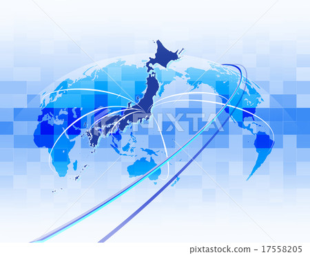 日本商業日本地圖全球世界地圖經濟貿易 17558205