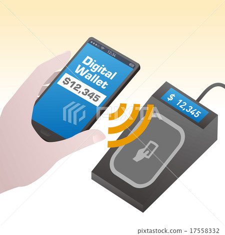 Digital Wallet (Oshuu Keitai) Illustration 17558332