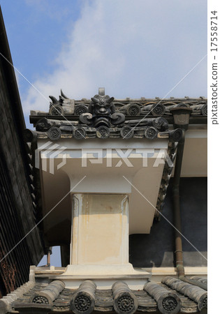 Tokushima ken Mima-shi Waki-cho，重要的傳統建築群保護區“Udatsu no Machiyami”'Udatsu' 17558714