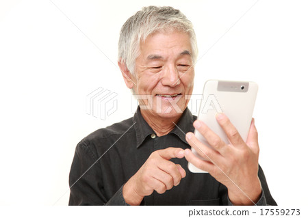 Elderly people using tablets Elderly people using tablets 17559273