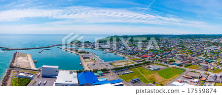 Aerial view of Ohara fishing port 17559874